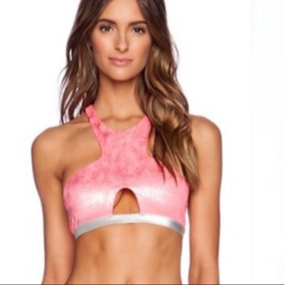 Beach Bunny Neon Galaxy Bikini Top nwt